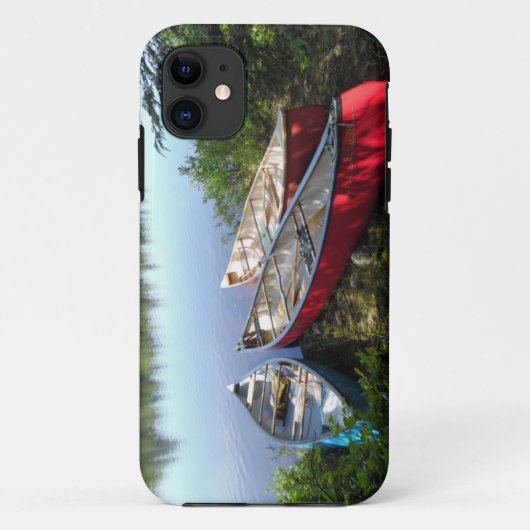 Drie kano's Case-Mate iPhone case (Achterkant)