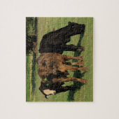 Drie Kansas-Koeien in een puin Legpuzzel (Verticaal)