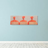 Drie Kardinalen 2010 Canvas Afdruk (Insitu (Houten vloer))