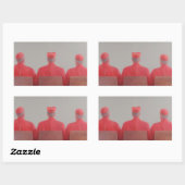 Drie Kardinalen II 2012 Rechthoekige Sticker (Vel)