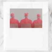 Drie Kardinalen II 2012 Rechthoekige Sticker (Tas)