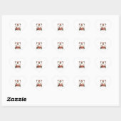Drie kat grappige kerst kat lelijke kerst trui mij hart sticker (Vel)