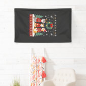 Drie kat grappige kerst kat lelijke kerst trui Mij Spandoek (Insitu)