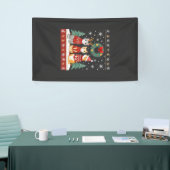 Drie kat grappige kerst kat lelijke kerst trui Mij Spandoek (Beurs)