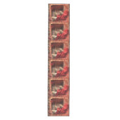 Drie katjes in een Kerstsok Tafel Runner Medium Tafelloper (Voorkant)