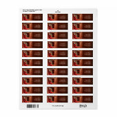 Drie katjes in een Rode Kous Retouradres Etiket (Full Sheet)