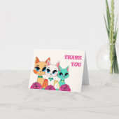 Drie Katten Bedankkaart (Voorkant)