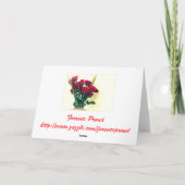 Drie Katten door het Wenskaart van Franz Marc Kaart (Achterkant)