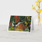 Drie Katten - Franz Marc Kaart (Gele Bloem)