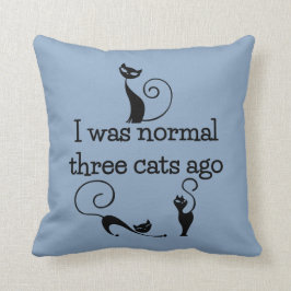Drie Katten Geleden Grappige Worp Kussen