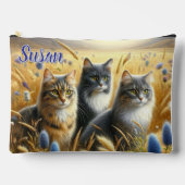 Drie katten Kattenliefhebber Etui (Voorkant)