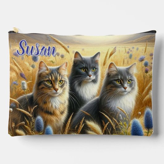 Drie katten Kattenliefhebber Etui (Voorkant)