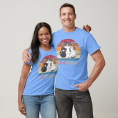 Drie katten Kattenliefhebbers T-shirt (Unisex)