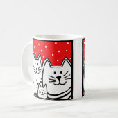 Drie Katten Koffiemok (Voorkant links)