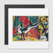Drie katten, kunstwerk van Franz Marc (Voorkant / Achterkant)