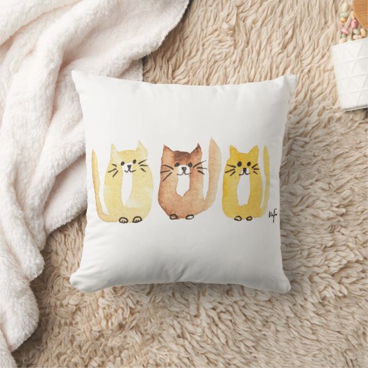 Drie katten kussen (Deken)