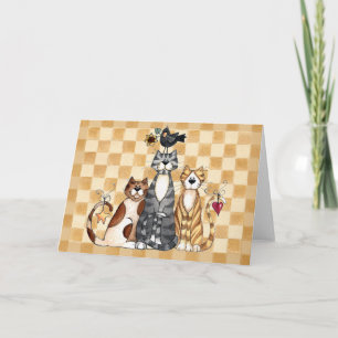 Drie Katten - Lege Kaart