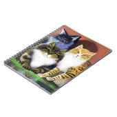 Drie Katten met een Houding Notitieboek (Linkerzijde)