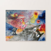 drie katten puzzel (Horizontaal)