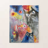 drie katten puzzel (Verticaal)