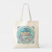 Drie katten slapen tote bag (Achterkant)