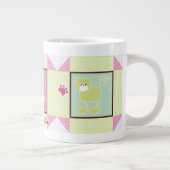 Drie katten stoppen met blokkeren Jumbo-Mok Grote Koffiekop (Rechts)