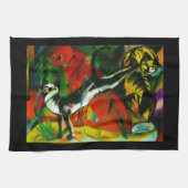 Drie katten theedoek (Horizontaal)
