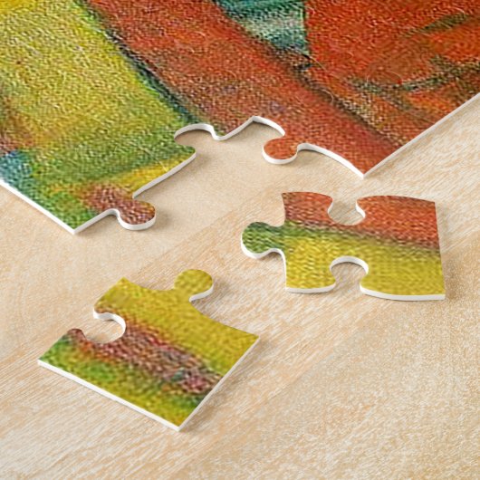 Drie katten van Franz Marc Legpuzzel (Zijkant)