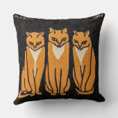Drie katten van Julie de Graag Kussen (Achterkant)