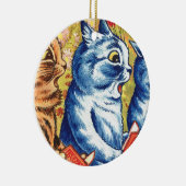 Drie katten van Louis Wain Keramisch Ornament (Rechts)