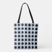 Drie Kattenpatronen. Chic. Cute. Koel Tote Bag (Achterkant)