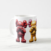 Drie Kaws Koffiemok (Voorkant links)
