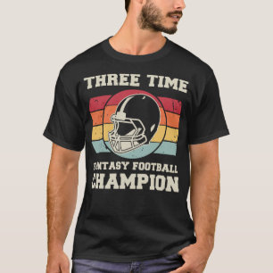 Drie keer Fantasy Football Champion T-shirt