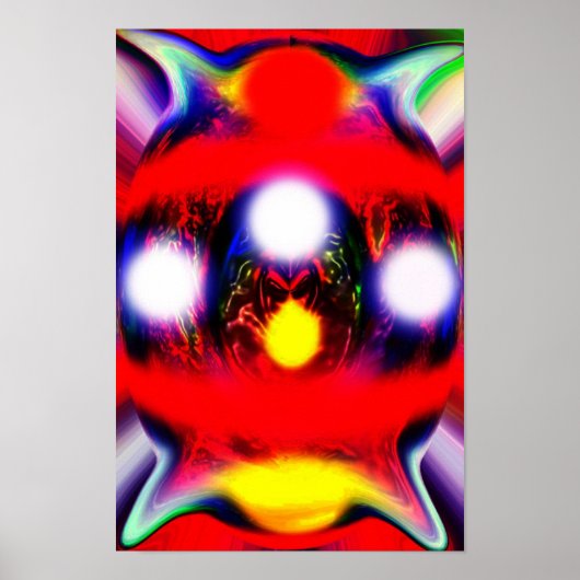 Drie keer gespierd poster (Voorkant)