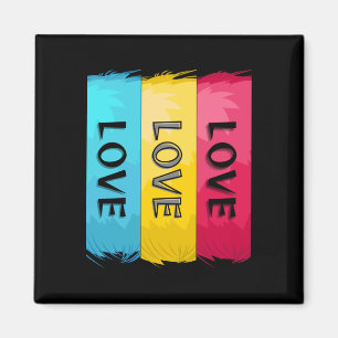 Drie keer liefde voor design magneet