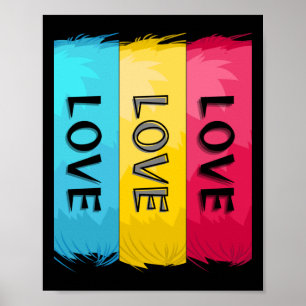 Drie keer liefde voor design poster