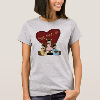 Drie keer Lucky T-shirt