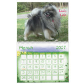Drie Keesateers van Verborgen Meadow in Kalender (Mar 2027)