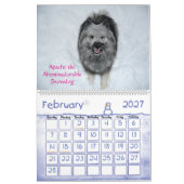 Drie Keesateers van Verborgen Meadow in Kalender (Feb 2027)