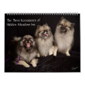 Drie Keesateers van Verborgen Meadow in Kalender (Hoes)