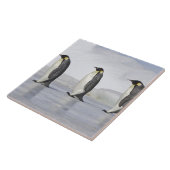 Drie keizerpenguins, Snow Hill Island Tegeltje (Zijkant)