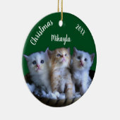 Drie keramische keramische Ornamenten met Kute Kit (Rechts)