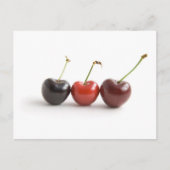 Drie kersen briefkaart (Voorkant)