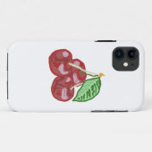 Drie kersen Case-Mate iPhone case (Achterkant (horizontaal))