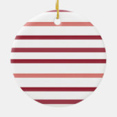 Drie kerst-kerst-voordes gepersonaliseerde feestda keramisch ornament (Achterkant)