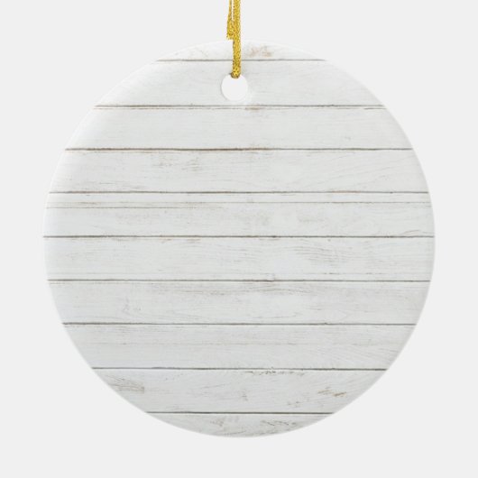 Drie kerst-kerst-voordes gepersonaliseerde feestda keramisch ornament (Achterkant)