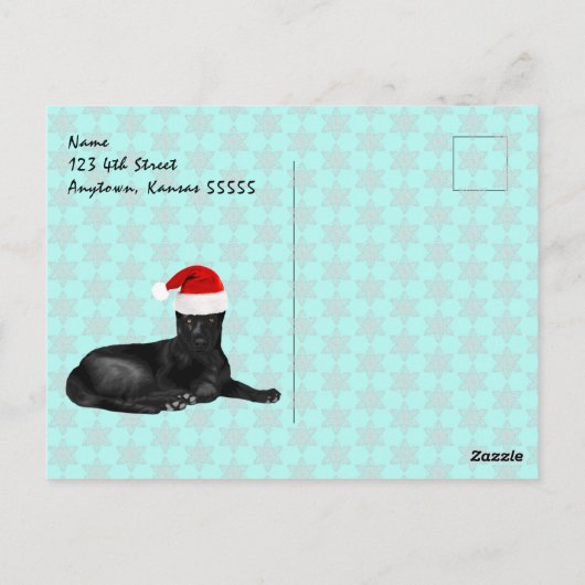 Drie kerst met goede honden briefkaart (Achterkant)