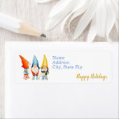 Drie kerstavond, Prettige feestdagen Etiket (Insitu)