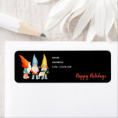 Drie kerstavond, Prettige feestdagen Etiket (Insitu)