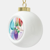 Drie kerstballen, op maat gemaakte ornamenten (Rechts)